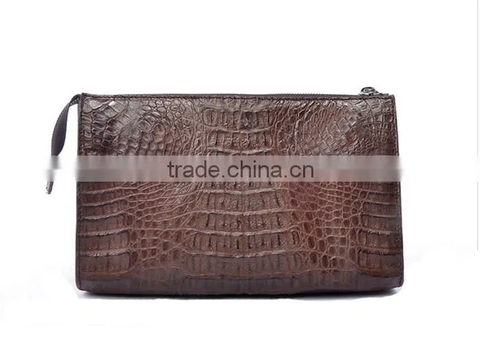 Genuine crocodile leather men's bag clutch bag for man
