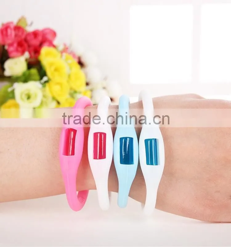 Eco-friendly refillable waterproof disposable anti-mosquito wristband promotional