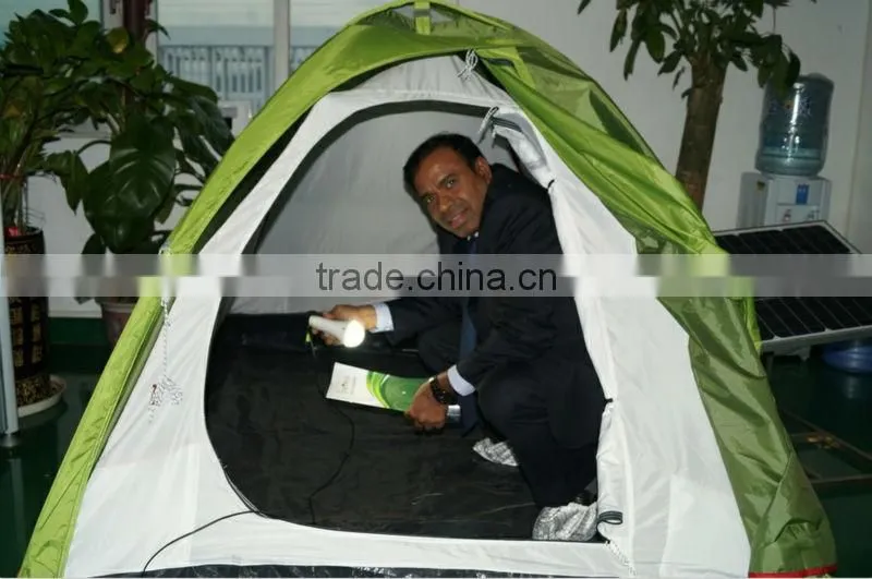 3w solar panel 3w led lamp solar camping tent lighting