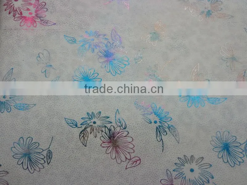 2016 fashion girls jeans of coated printing denim fabric 100% cotton