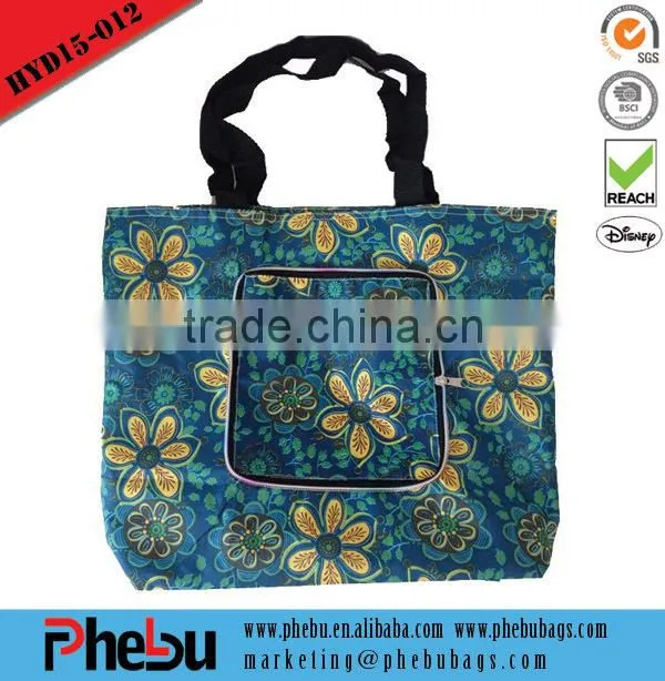 Foldable Canvas shopping bags for promotion
