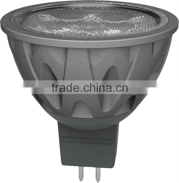 Aluminum Cold Forging LED Dinmmable 3000K MR16 Spotlight warm white 12 volt led light