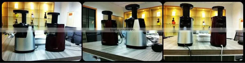 High quality PEI screw 150w 65RPM AC motor slow juicer extractor ,cold press juicer,slow juicer
