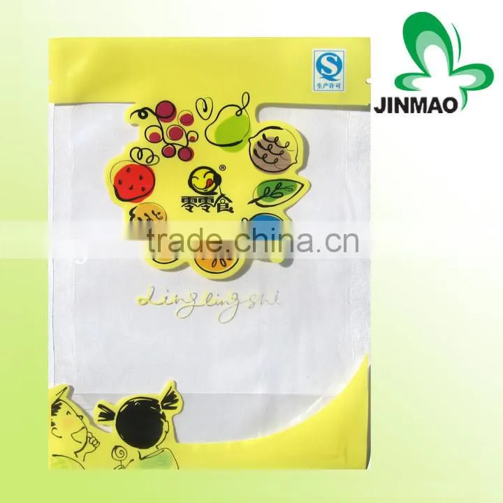 Plastic packaging for candy bag