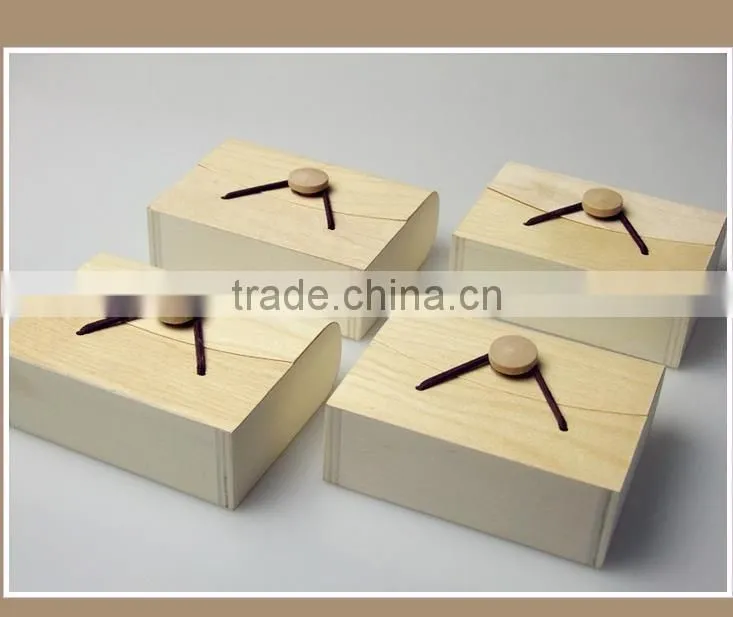 Unfinished simple Wooden box