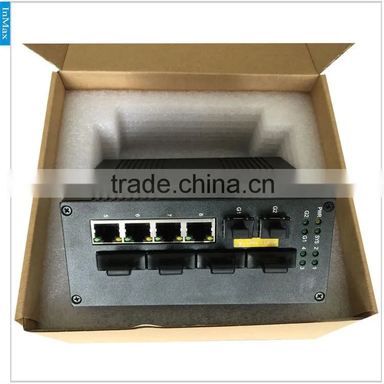 2G+4F+4T Full-Duplex & Half-Duplex Managed Industrial Ethernet Switch i610B