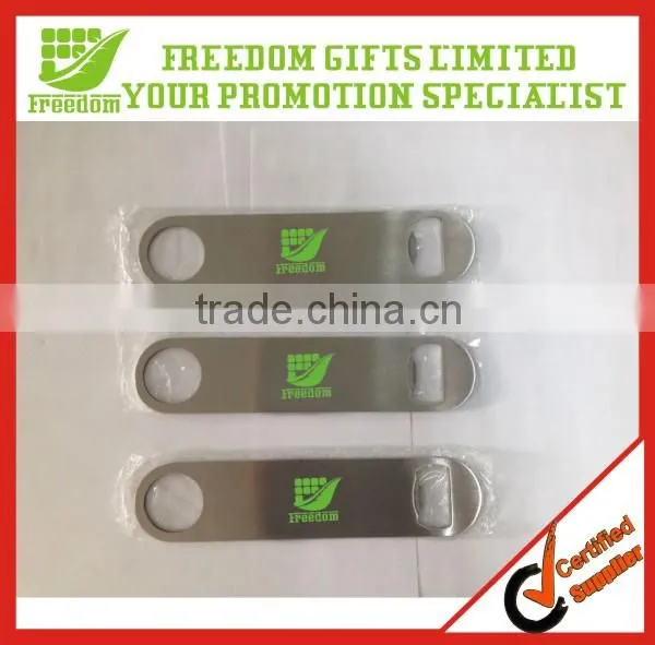 Metal Flat Keychain Custom Aluminum Bottle Opener