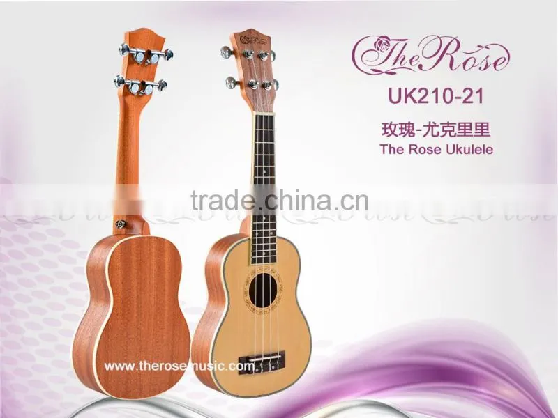 China cheap high quality 21" ukulele wholesale wooden ukulele