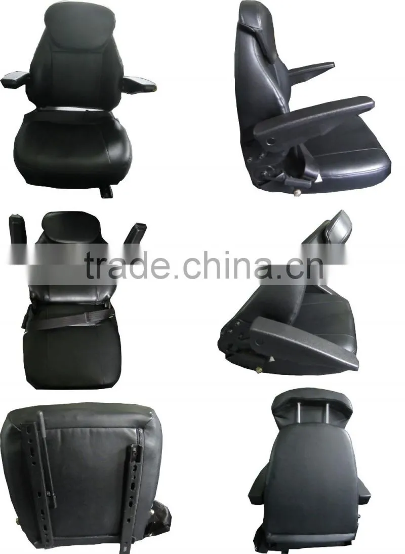 China Universal hyster Forklift Seat with Adjustable Backrest