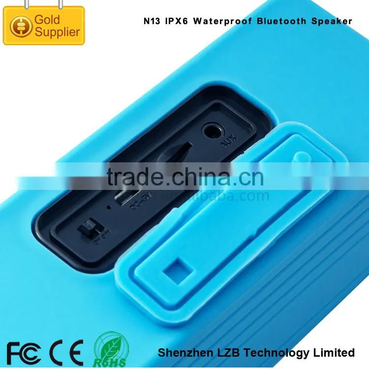 2015 Best Christmas Gift Professional V3.0 Outdoor Waterproof Bluetooth Wireless Speaker with 5h Music Play Time