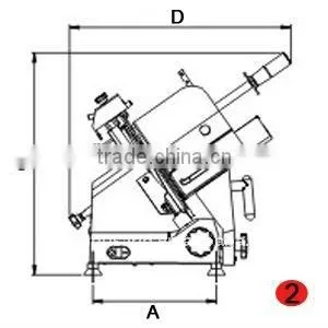 Stainless Steel Meat Slicer TT-M77 CE Certified