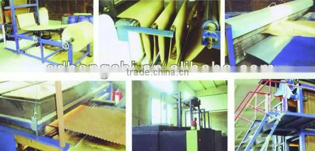 Cooling pad production line for cooling pad manufacturing