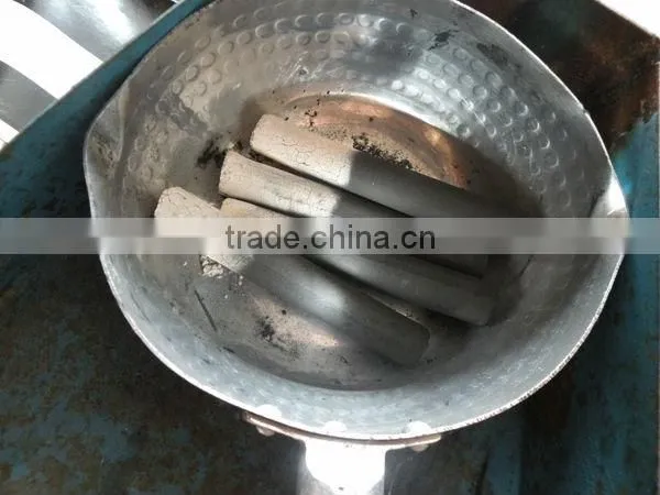Finger stick hardwood charcoal for incense burning