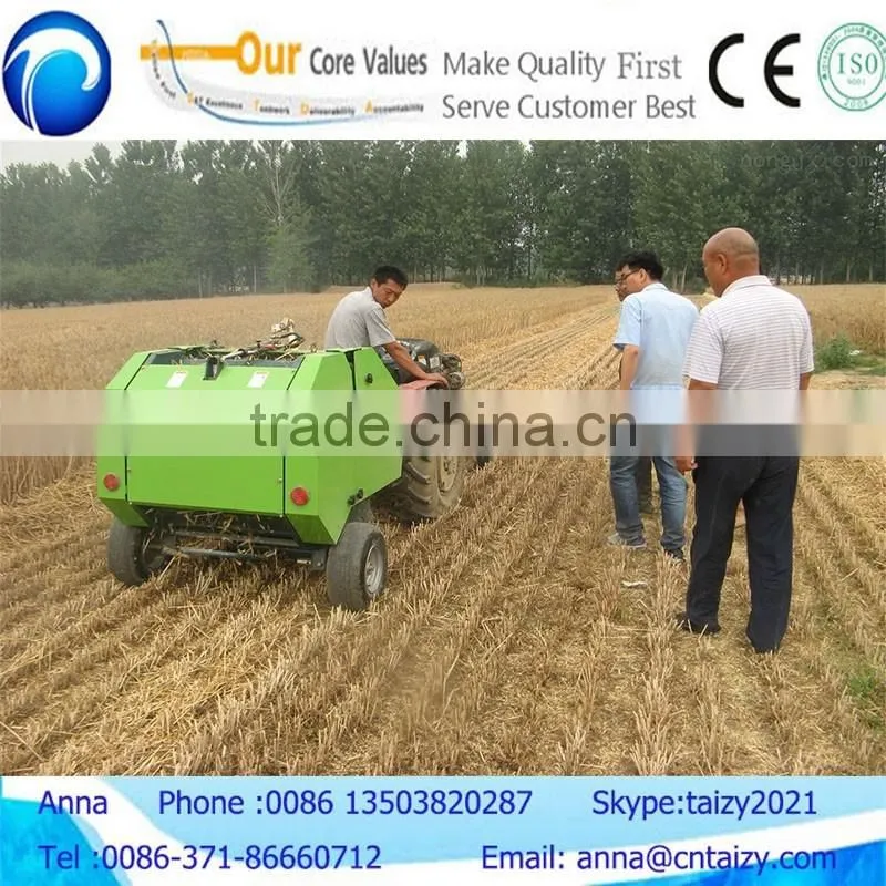 2016 China best selling mini round hay baler