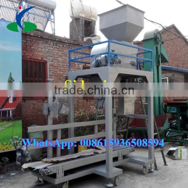 China Semi-auto packing machine for biomass feed pellet low price