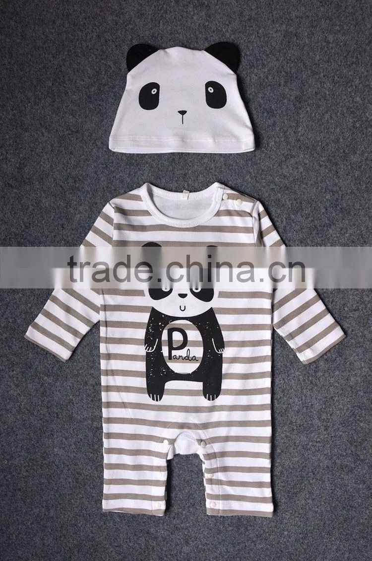 Newborn Cartoon Baby Rompers Orangic Clothes Bodysuit Jumpsuit for 0-18M