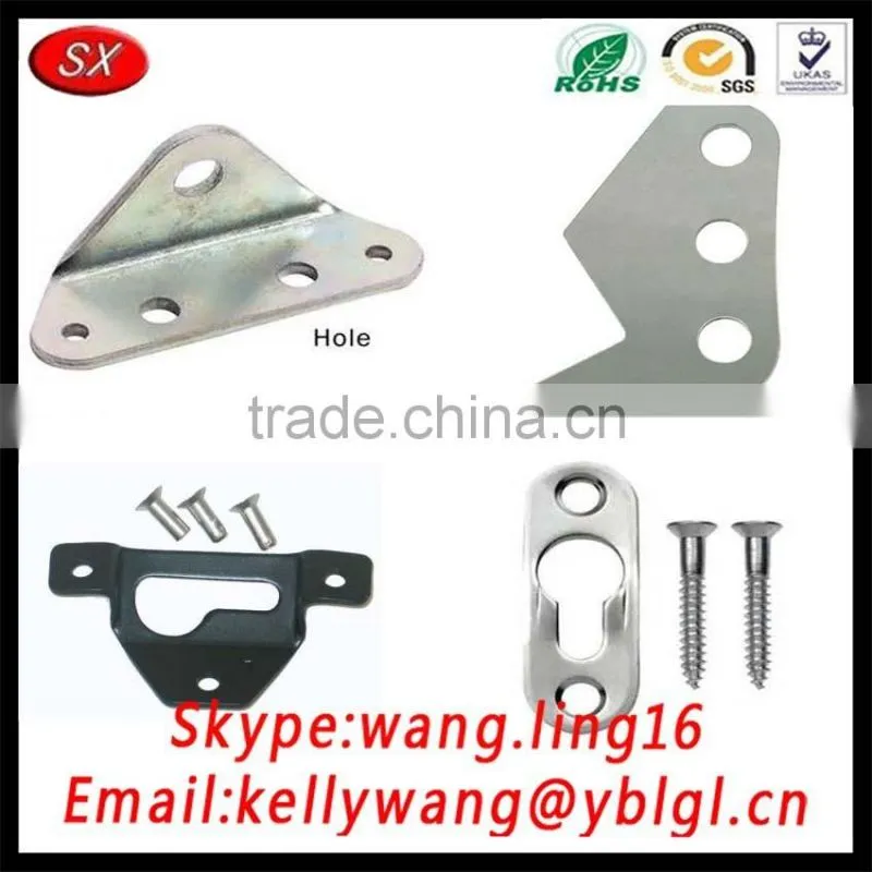 Hardware Keyhole Bracket,Bed Connecting Bracket,Metal Bracket With Holes