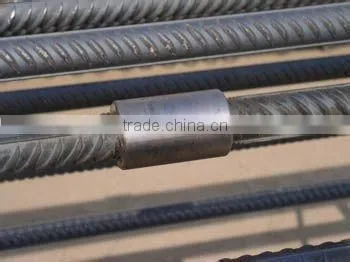 Steel rebar coupler connectors for construction building material