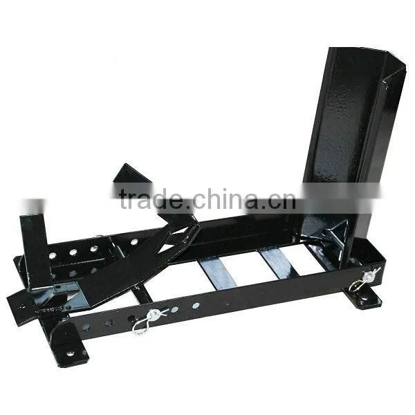 Steel Wheel Chock Holder Fit for 15"-19' Motorcycle Wheels 1500lbs Wheel Stopper SMI3116
