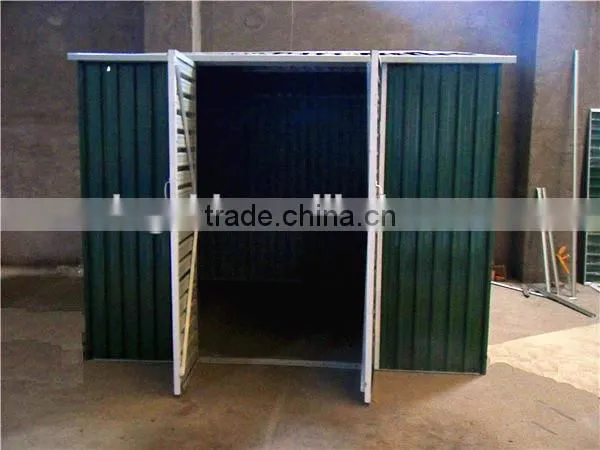 galvanized steel garden shed