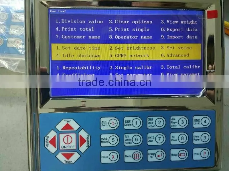 DC6000 Weighing System Weighing Scales For Loader Working Load Test