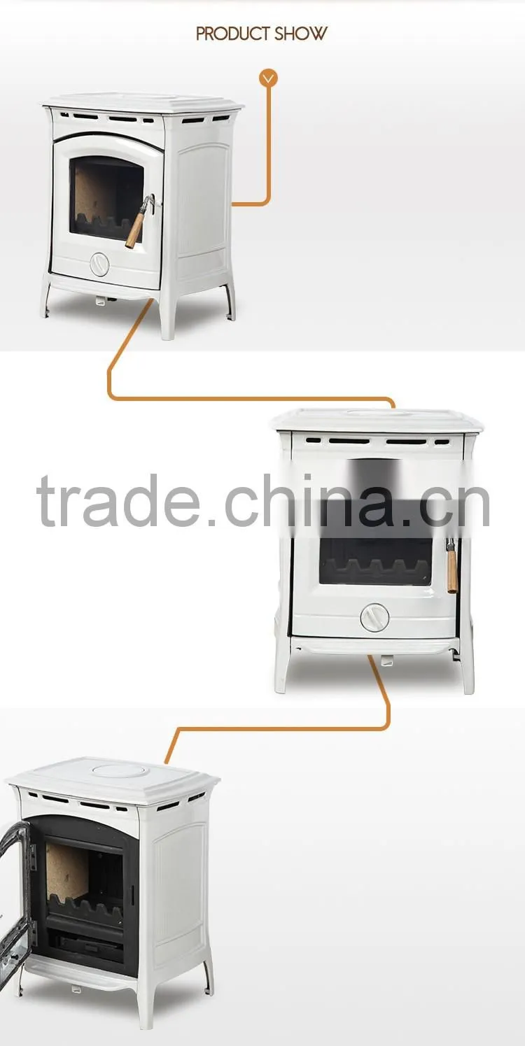 2016 New type enamel colors wood burning stove/wood fireplace with good quality
