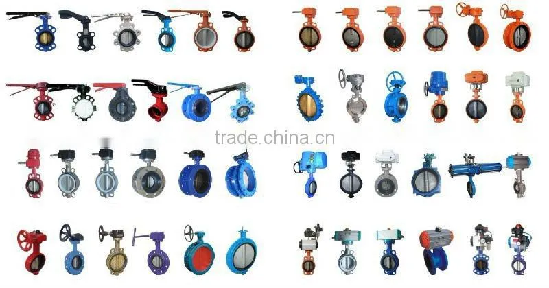 China manufacture butterfly valve Iron material
