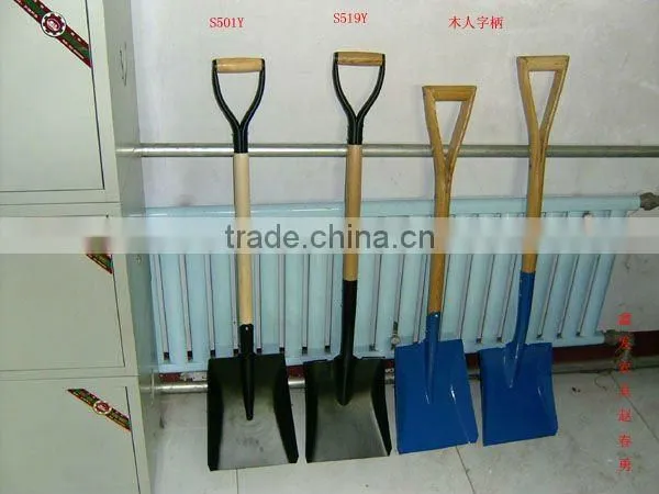 wooden handle shovel