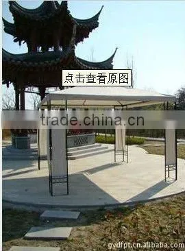 3X3m Round metal deluxe gazebo