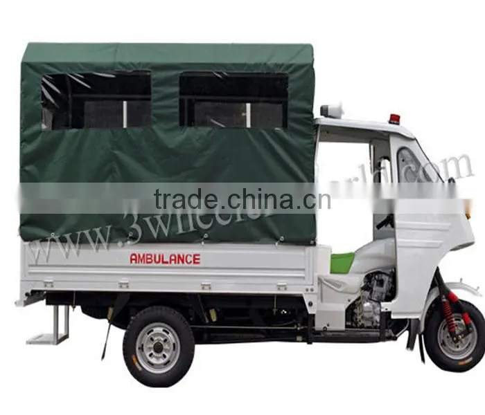 2014 China manufature 200cc water cooled zhongsheng&Lifan ambulance vehicle/tricycle ambulance/used ambulances for sale
