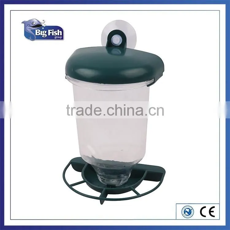 Automatic Seed Feeder Wild Bird Yard Feed Transparent Window Hanging Suction Cup