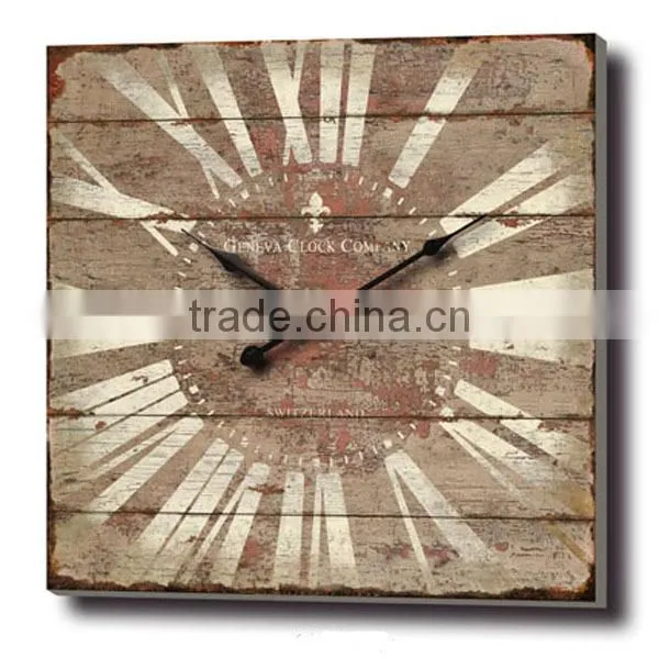 Wooden Decorative Wall Clock MDF Wall Clock