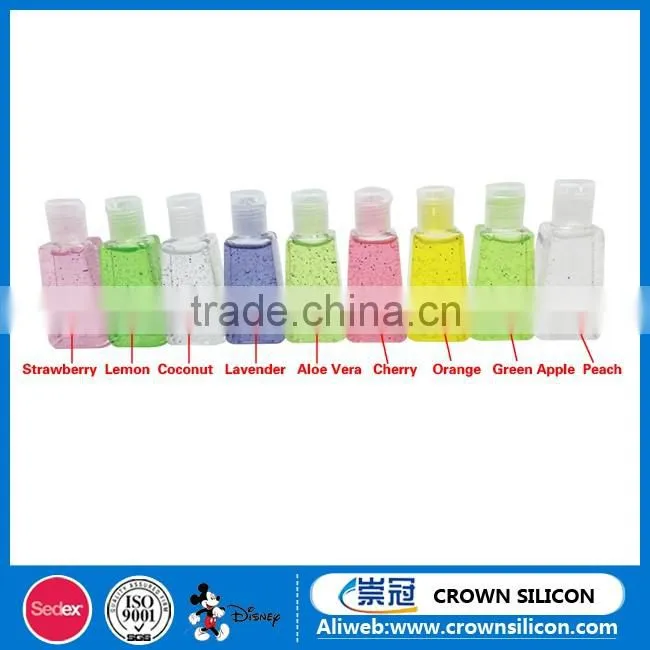 30ml portable waterless alcohol hand washing liquid soap sanitizer with round bottle