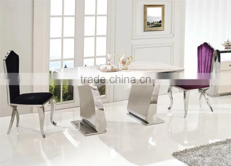 TH362 marble top modern design dining table