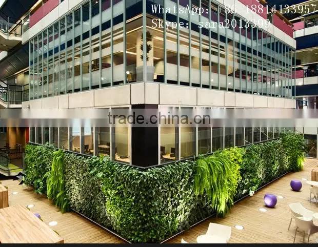 Home wall decoration ,green foliage wall, grass mat for wall