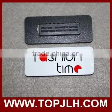 Topjlh 2017 Hot Sublimation Blank Printable MDF Magnetism Name Tag