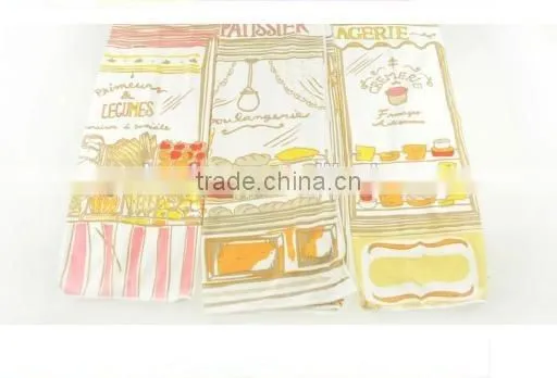 High quality Kitchen microfiber Dish Cloth with printing