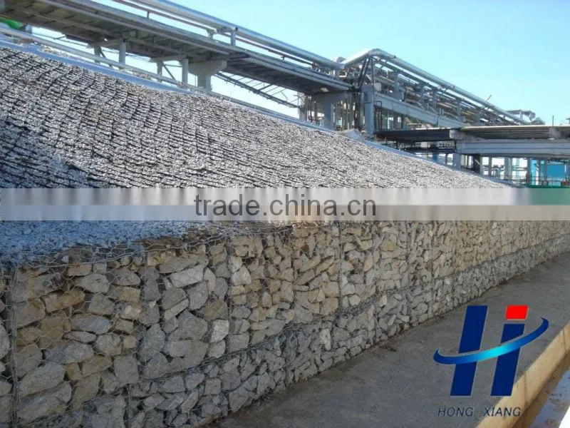 high quality 10 %Galvalume 100 x 120 (2.7) gabion box for highway slope protection