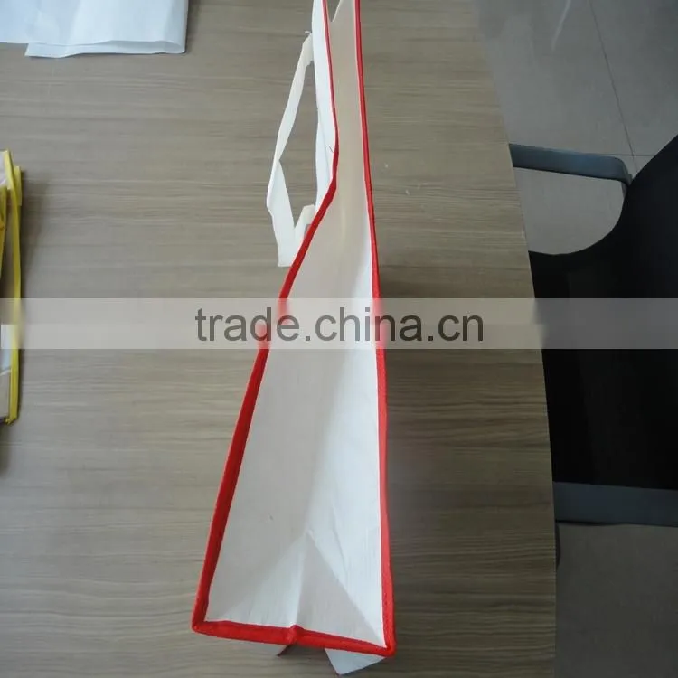 Luxury Clothing warp and weft paper material custom coated coating printing machine made yiwu paper bag printing