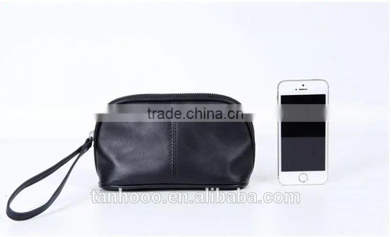 Fashion travel hanging professional wholesale PU leather makeup bag