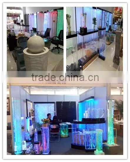 Led tubular bubble wall for room background.led water bubble, tubular