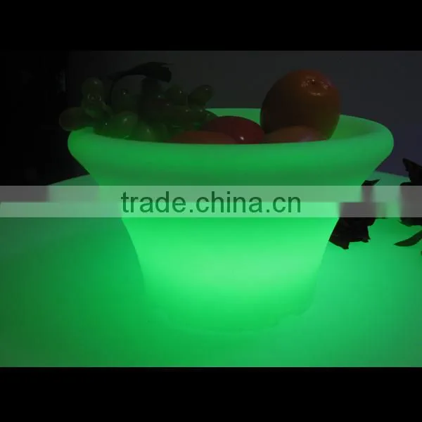 2016 hot sale factory outlet led ice bucket with infrared remote control