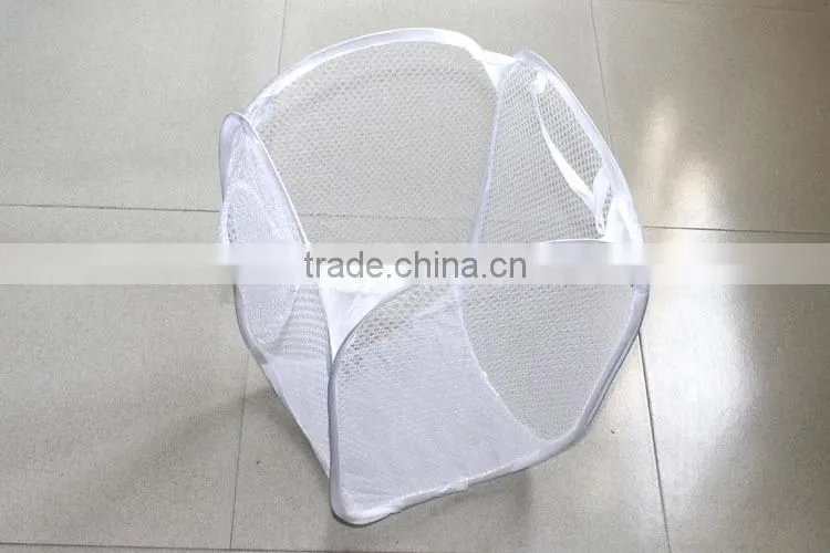 High quality folding mesh laundry basket