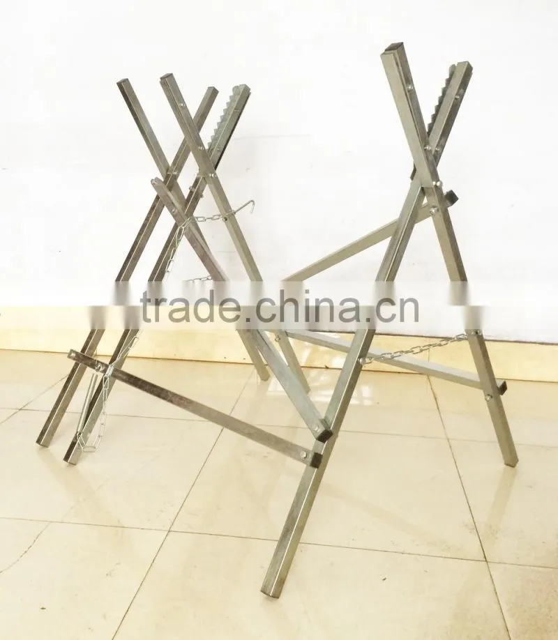 Supplier for hot sale folded wood log saw horses ST102 for wood work
