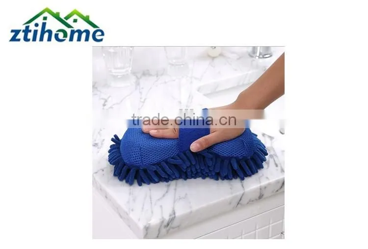 Car Wax Sponge Wash Gloss Microfiber Cleaning Pad
