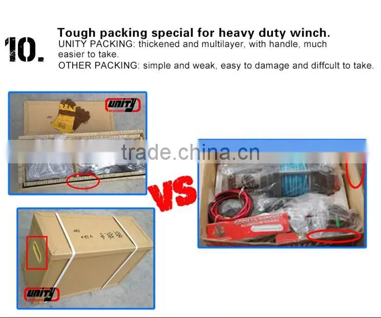 Unity professonal in OEM Brand New High Qaulity EW13500I Wireless control and Fairlead UNIVERSAL electric worm gear winch