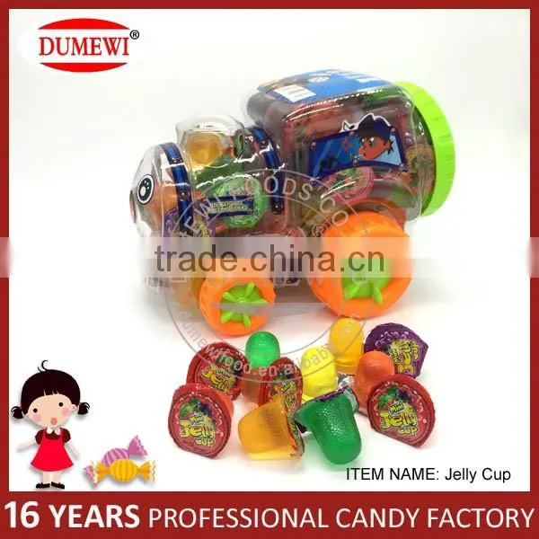 80G Different Color Fruit Shape Pudding Jelly Sweet