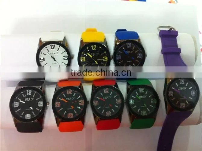 fashion silicon watch/jewelry