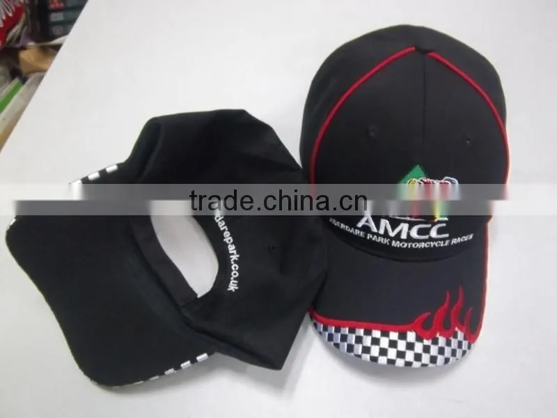 wholesale embroidery sport hat and custom 6 panels sport cap