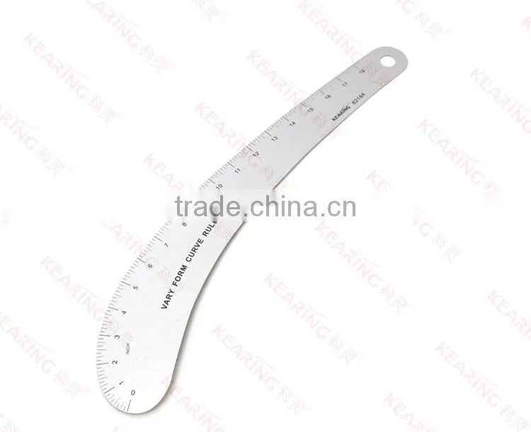 Kearing High Quality 18" Metal French Curve Rulers Vary Form Rulers For Designing # 6218A